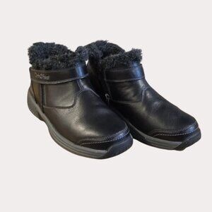 Orthofeet Black Booties New sz 8 wide